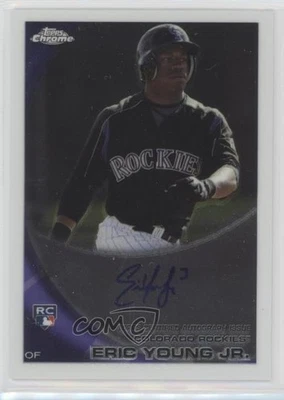 2010 Topps Chrome Rookie Auto Eric Young Jr #171 Auto - Image 1 of 2