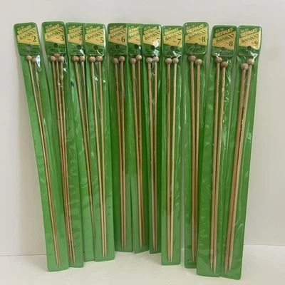 Gran Lote De 11 Agujas De Tejer Bernat Japón Bambú Nuevas Tamaños Surtidos Foto 1 de 4