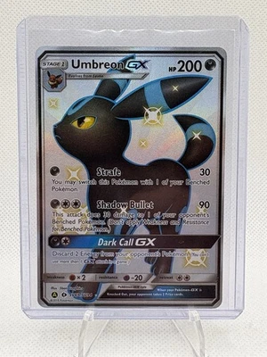Pokemon TCG Umbreon GX SV69/SV94 Hidden Fates Shiny Vault English 2019 - Image 1 of 2