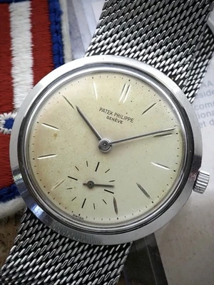 RELOJ PATEK PHILIPPE 34mm INO INOXIDABLE REF: 3419 VINTAGE c1959 con PROCEDENCIA HOCKEY Foto 1 de 4