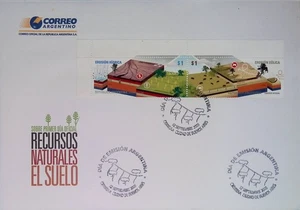 O) 2009 ARGENTINA, NATURAL RESOURCES: THE SOIL, FDC XF - Picture 1 of 1
