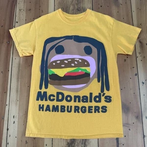 T-Shirt Travis Scott Größe S McDonalds Burger Mouth Cactus Jack CPFM gelb gold - Bild 1 von 8