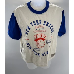 Camiseta Mitchell & Ness New York Knicks Hardwood Classics para mujer mediana NUEVA - Imagen 1 de 9