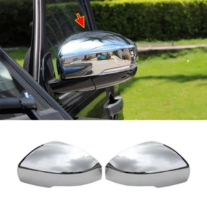 Chrome Rear View Mirror Cap Cover Trim 2pcs For Land Rover Discovery 5 2017-2023 - Foto 1 di 12
