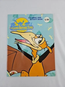 The Land Before Time Coloring & Activity Book, 1997 Unused - Imagen 1 de 8
