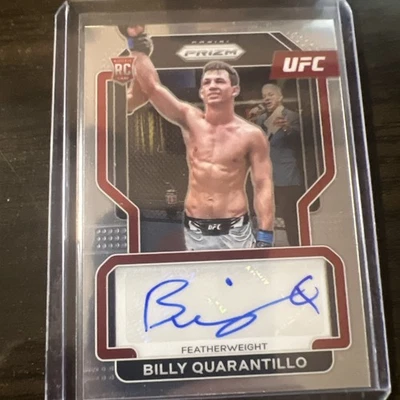 BILLY QUARANTILLO Rookie Auto Silver 2022 Panini Prizm UFC SG-BQL - Image 1 of 2
