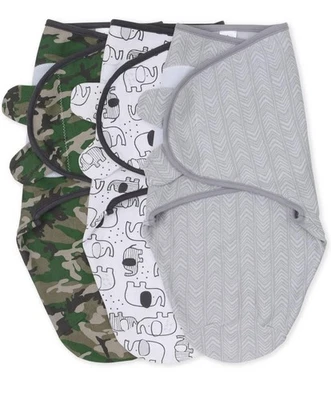 The Peanut Shell três pacotes swaddle wraps novo em folha - 0-3 meses - Imagem 1 de 4