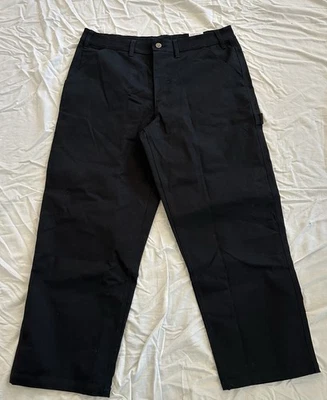 Nike Life Carpenter Pants Jeans FB7198-010 Black Woven $120 Men's 36 - Image 1 of 4