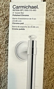 KOHLER Carmichael 9" inch Assist Grab Bar in Polished Chrome R27234-CP Open Box - Picture 1 of 10