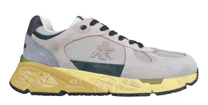 Premiata men's sneaker shoes fabric and suede vintage MASE_7104 beige - Picture 1 of 7