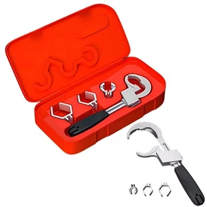 Wrench Set Aluminum Alloy Durability Replacement Heads Wrench Storage Box - Picture 1 of 8
