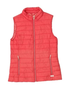 CHAMPION Womens Padded Gilet IT 42 Medium Pink Polyester AZ08 - Picture 1 of 3