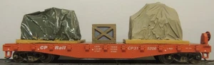 ATHEARN CANADIAN PACIFIC 40' FLAT CAR W/MAGNETIC LOADS RTR MW KD'S CAR # 315206 - Picture 1 of 3
