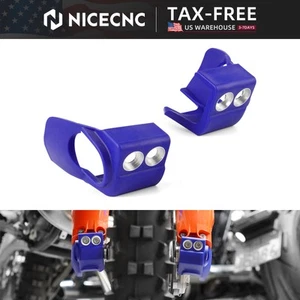 Front Fork Shoe Cover Protector For Husqvarna TE150 TE250 TE300 TE300I 2016-2024 - Picture 1 of 10