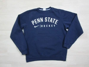Penn State University Hockey (S) Nike Swoosh Spellout Sweatshirt Crewneck Lions - Picture 1 of 9