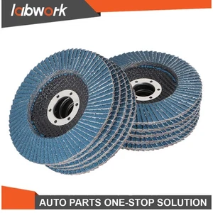 Labwork Premium Zirconia Flap Disc Sanding Grinding 50Pcs 4.5''x7/8'' 80Grit T29 - Picture 1 of 12