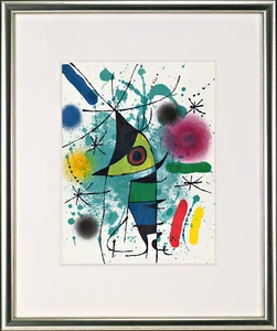 Joan Miro (1893-1983), Original-Graphik, O.T. (Vogel), 1972 - gerahmt - Bild 1 von 1