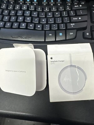 GENUINE Apple 25W Magsafe Charger w/ Woven Cable (2m) for iPhone 16 15 14 pro - Imagem 1 de 4