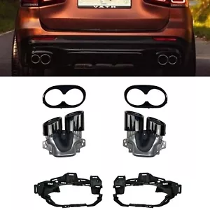 For Benz GLB250 GLB35 AMG Sport 2020-2024 Rear Exhaust Pipes Muffler Tail - Picture 1 of 7