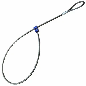 11mm Chokerseil Forstseil Standard Anschlagseil Stahlendnippel Schlaufe Zugseil - Bild 1 von 1