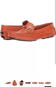Rockport Bayview Bit Keeper Women's Driving Moccasins 8.5M Orange - Picture 1 of 9