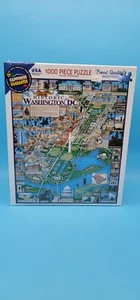 2002 Vintage Historic Washington DC 1000-teiliges Puzzle White Mountain versiegelt neu aus altem Lagerbestand - Bild 1 von 5