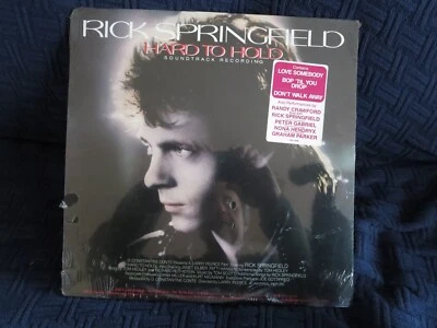 RICK SPRINGFIELD, Hard To Hold [w/hype sticker] Canada New Old Stock Sealed LP - Image 1 of 2