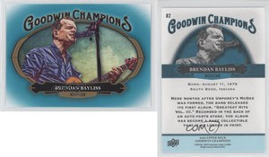 2020 Upper Deck Goodwin Champions Horizontal Turquoise Brendan Bayliss #82