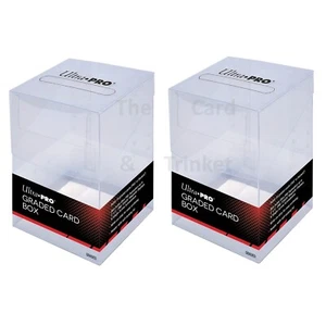 2 Ultra PRO Graded Card Storage Box Fit 10 Slab PSA Beckett One-Touch Toploader - Picture 1 of 4