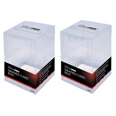 2 Ultra PRO Graded Card Storage Box Fit 10 Slab PSA Beckett One-Touch Toploader - Image 1 of 4