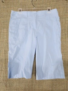 Chicos Womens Shorts Size 7 Blue - Picture 1 of 9