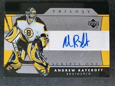 2005-06 UD Trilogy Scripts SFS-AR Andrew Raycroft