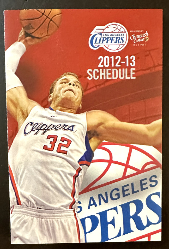Clippers 2012 2013 Schedule Printable Los Angeles Clippers Schedule