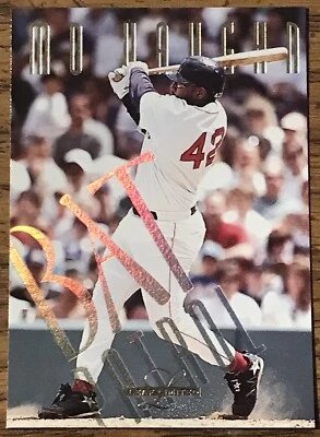 Mo Vaughn 1995 Leaf Limited Bat Patrol Card #12 Boston Red Sox MLB Free Ship - Image 1 of 4