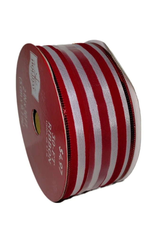 Christmas Holiday Time Wired Ribbon - Image 1 of 1