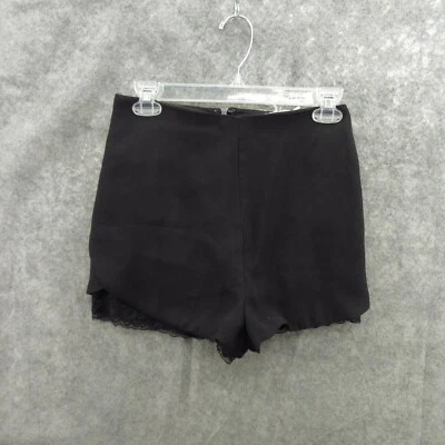 Pantalones cortos para mujer Kimchi azules talla 2 negros 100 % poliéster forro de encaje cremallera trasera Foto 1 de 4
