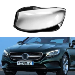 For Mercedes S-Class Coupe 2015-2021 Left Headlight Lens Cover Cap Seal Glue - Picture 1 of 12