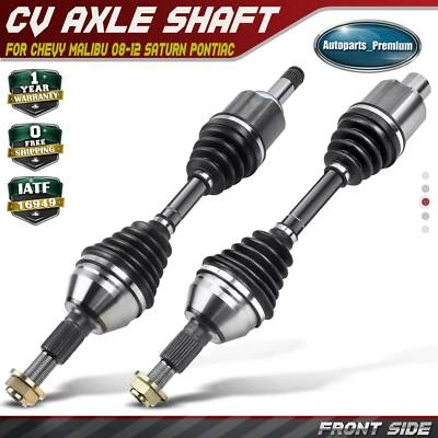 Conjunto de eje CV delantero de 2 piezas para Chevy Malibu 2008-2012 Saturn Aura Pontiac 3,6 L Foto 1 de 4