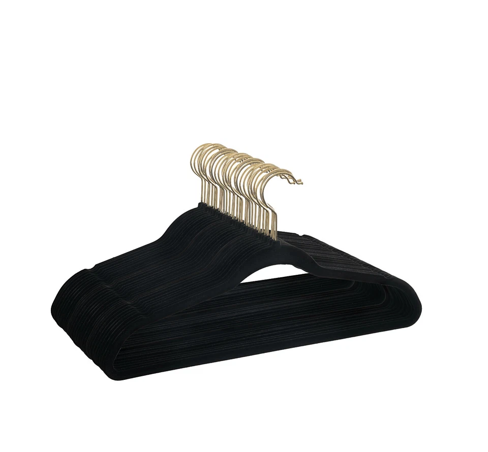 Better Homes & Gardens Velvet Non-Slip Clothing Hangers, 30 Pack