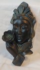 Med-Century 50-60er Geisha  Wandkopf Steinmaske China/Japan Moderner Figur...