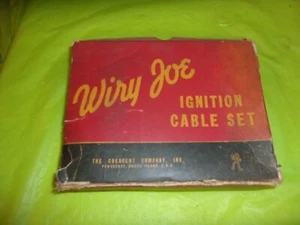 1936-42 BUICK "8" N.O.S. SET OF MAROON "WIRY JOE" IGNITION WIRES IN ORIGINAL BOX - Bild 1 von 8