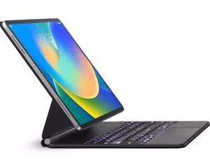 Magnetic Wireless Laptop Keyboard, For Apple iPad Air 4 & 5, iPad Pro 2,3,4 Gen - Picture 1 of 4