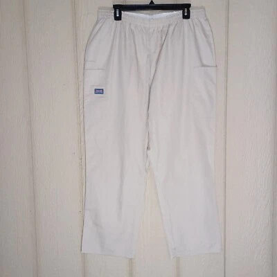 Pantalones Cherokee Workwear Adultos Extra Grandes Beige Utilidad Exfoliante Cintura Elástica Usados en Excelente Condición Foto 1 de 4