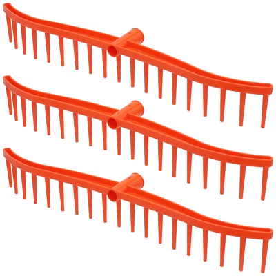 3x Heurechen 60cm, 19 Zinken, Rasenrechen, Laubrechen, Gartenrechen, Rechen - Bild 1 von 4