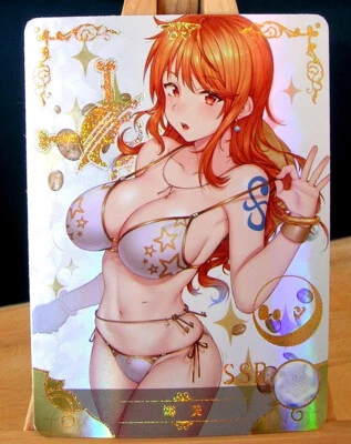 NAMI One Piece CARTE SSR Goddess Story Anime Waifu Holo Card - Photo 1/4