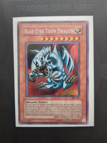 Yugioh Blue-Eyes Toon Dragon Spell Ruler Secret Rare SRL-000 Konami NM ...