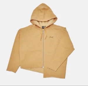 BTS COLECCIÓN HECHA POR ARTISTA Jung Kook Armyst Cremallera Sudadera con Capucha Amarillo Mostaza L Nuevo - Imagen 1 de 4