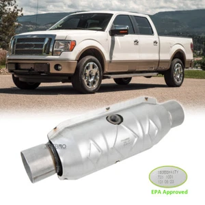 For Ford F-150 F-250 F-350 V6 2.5" Inlet/Outlet Catalytic Converter EPA Approved - Foto 1 di 20
