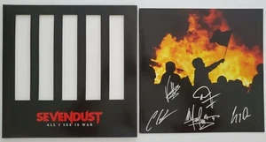Sevendust Band Signed All I See Is War Vinyl Record Hornsby, Rose, Lowery +2 RAD - Picture 1 of 3