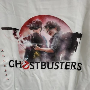 Ghostbusters Kids Short Sleeve Shirt Large 10 12 White - Picture 1 of 4